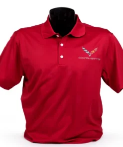 Alternative view of C7 Corvette Emblem Heren Nike Dri-Fit Polo