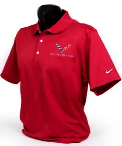C7 Corvette Emblem Heren Nike Dri-Fit Polo