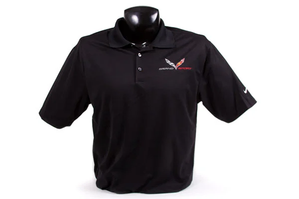 C7 Corvette Grand Sport Heren Nike Dri-Fit Poloshirt - Afbeelding 5