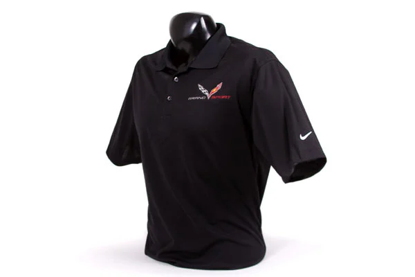 C7 Corvette Grand Sport Heren Nike Dri-Fit Poloshirt - Afbeelding 4