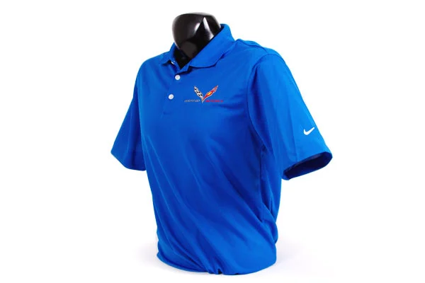 C7 Corvette Grand Sport Heren Nike Dri-Fit Poloshirt