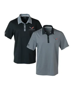 C7 Corvette Adidas Performance Colorblock Polo