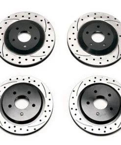 Alternative view of DB-1133 Wilwood Promatrix SRP geboorde en gesleufde remrotor kit 97-13