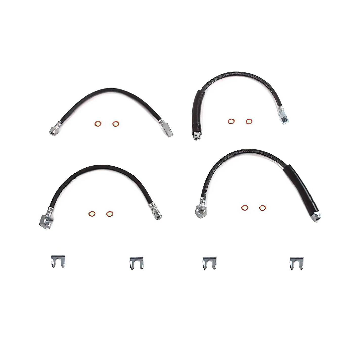 DB-953 Z06/GS Rubberen Remleiding set met Ringen en Clips 06-13
