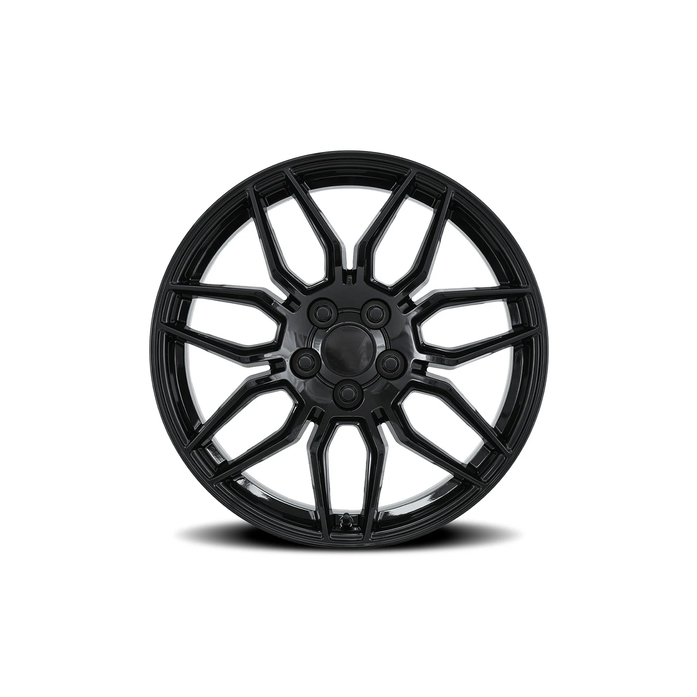 H-1168 Z06 Stijl Glanzend Zwarte Wiel set (19x8.5/20x11) 20-24 - Afbeelding 2