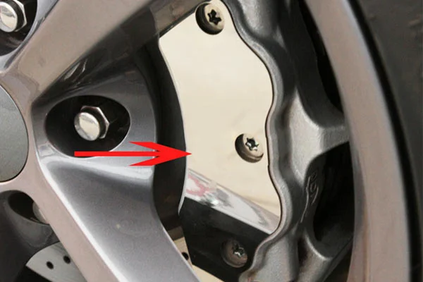 X-3903 Z06/Grand Sport Remklauw RVS Frontplaten (18st) 06-13 - Afbeelding 2