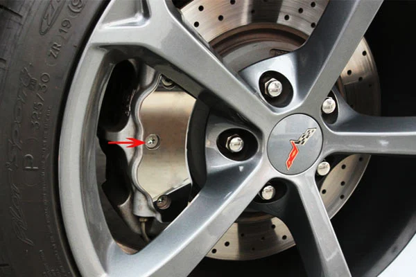 X-3903 Z06/Grand Sport Remklauw RVS Frontplaten (18st) 06-13 - Afbeelding 3