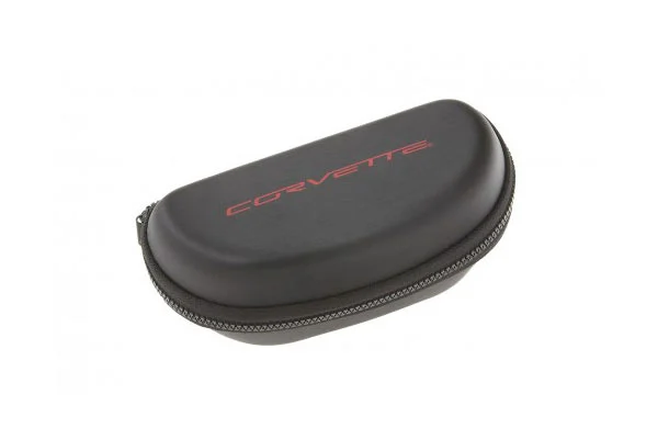 X-3882 EVA zonnebril harde hoes met C6 Corvette-script