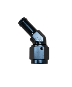 55011 Go Fuel AN-6 Female to 3/8 Barb 45 Degree Fuel Fitting