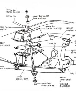Alternative view of SU-970 Stabilisatorstang buitenverbindingsbussen (polyurethaan) 53-82