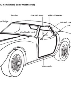 Alternative view of WS-614 Door Main Weatherstrip 68