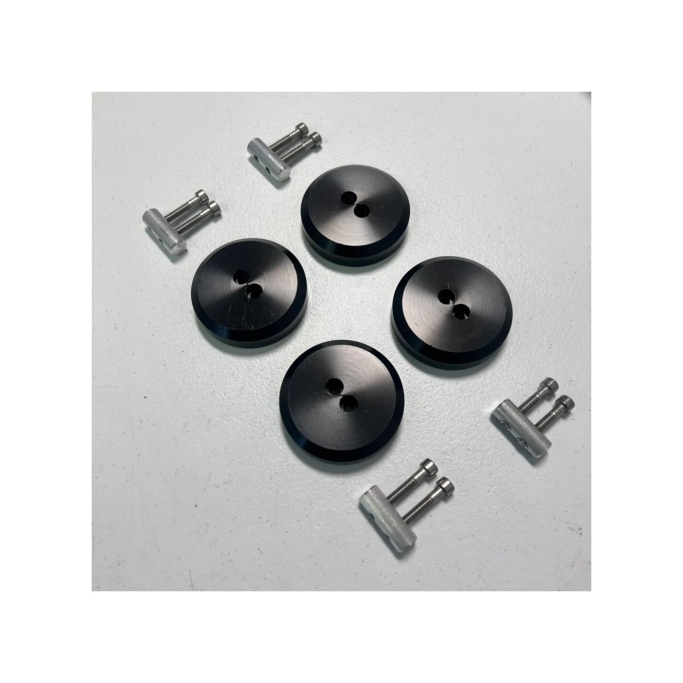 X-4651 Bolt-On Stealth Cerakote Aluminium Jack Pad Set 97-24 - Afbeelding 2