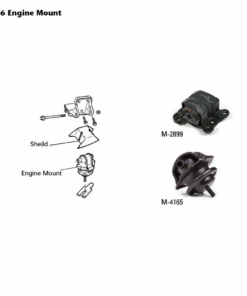 Alternative view of M-4165 Motorsteun voor 90-95 LT5 & 92-96 LT1 & LT4
