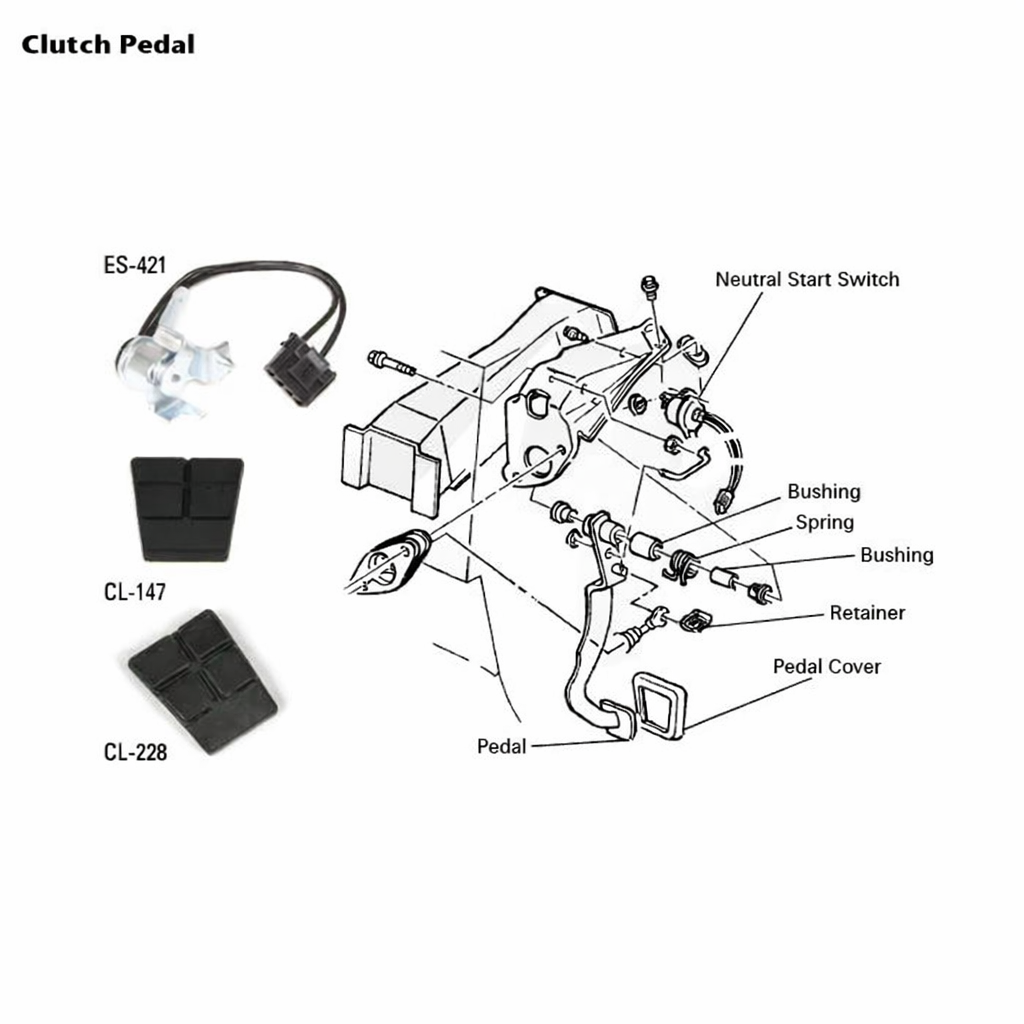 ES-421 handmatige neutraalstand veiligheidsstartschakelaar 86-96 - Afbeelding 2