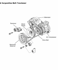 1984-1996 Installeren van de multiriem van een Corvette C4
