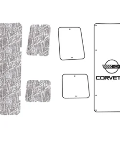 X-3733 AcoustiSHIELD motorkapisolatie (C4-embleem) 84-91