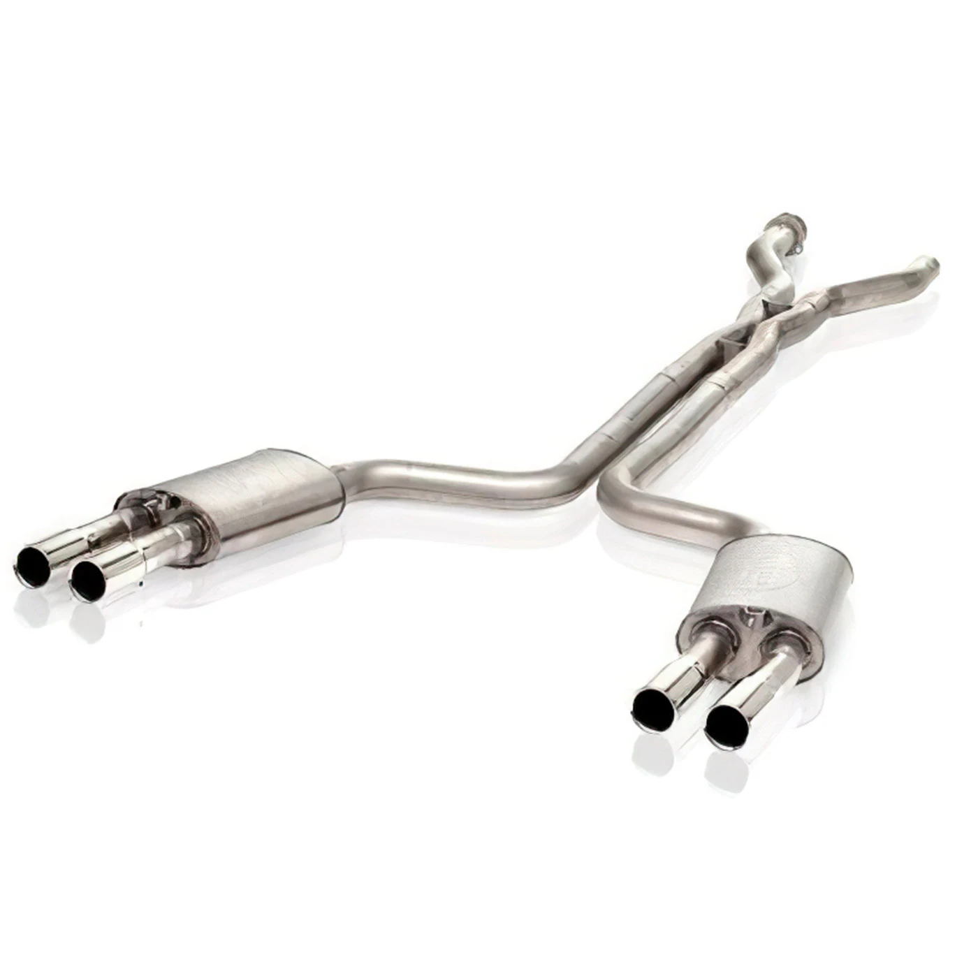 EX-2154 LT5 Stainless Works uitlaatsysteem met S-buis demper 90-95