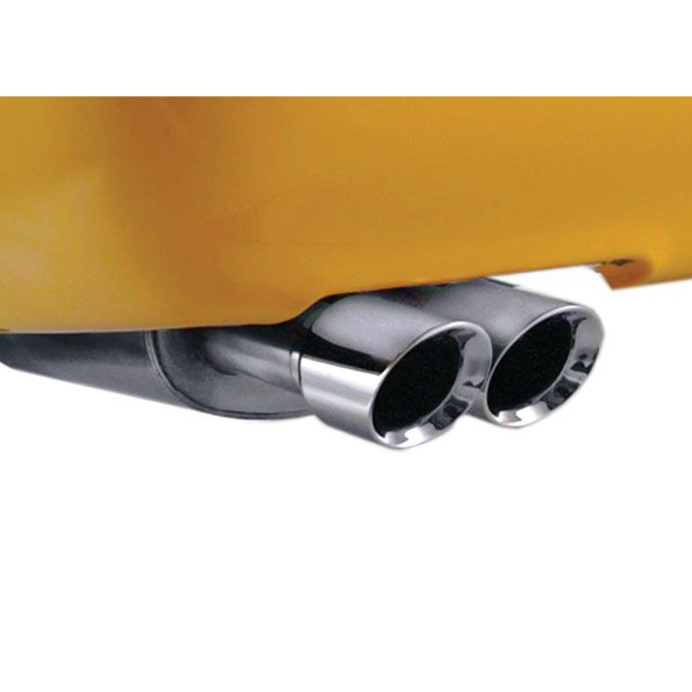 EX-593 ZR1 Corsa Performance uitlaatsysteem met 3,5 inch gepolijste uitlaatpijpen 90-95 - Afbeelding 2