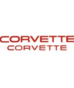 X-627 Vinyl beletteringsset "Corvette" 84-90 (voor- en achterkant)