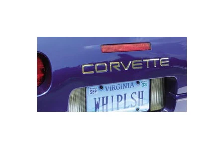 X-628 "Corvette" vinyl belettering set (voor en achter) 91-96