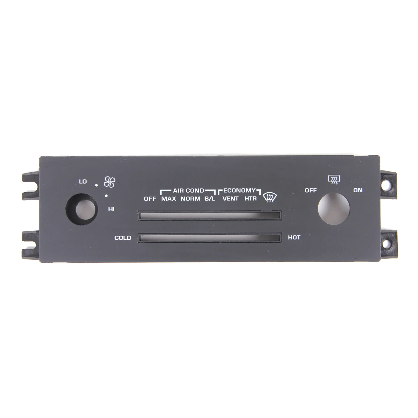 D-875 Ontdooi-, verwarmings-/airconditioningpaneel front set 85-89