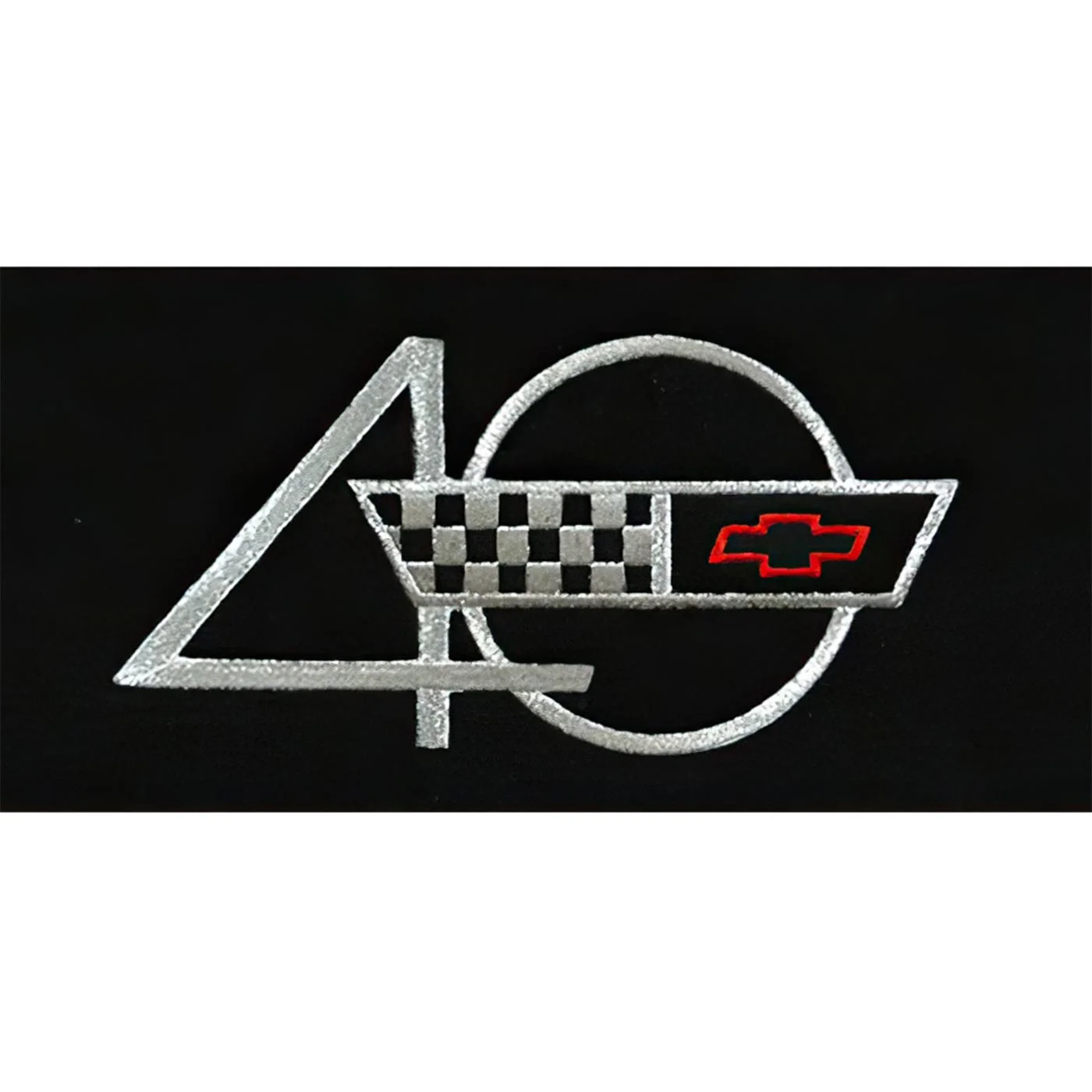 I-1617 ACC vloermatten met geborduurd 40th-embleem 93