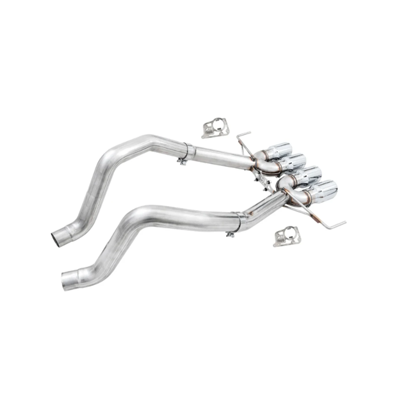 EX-2450 Z06/ZR1 AWE met AFM Track Edition Axle-Back uitlaat met chromen uiteinden 14-19