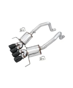 EX-2453 Z06/ZR1 AWE zonder AFM Touring Edition Axle-Back uitlaat met zwarte uiteinden 14-19