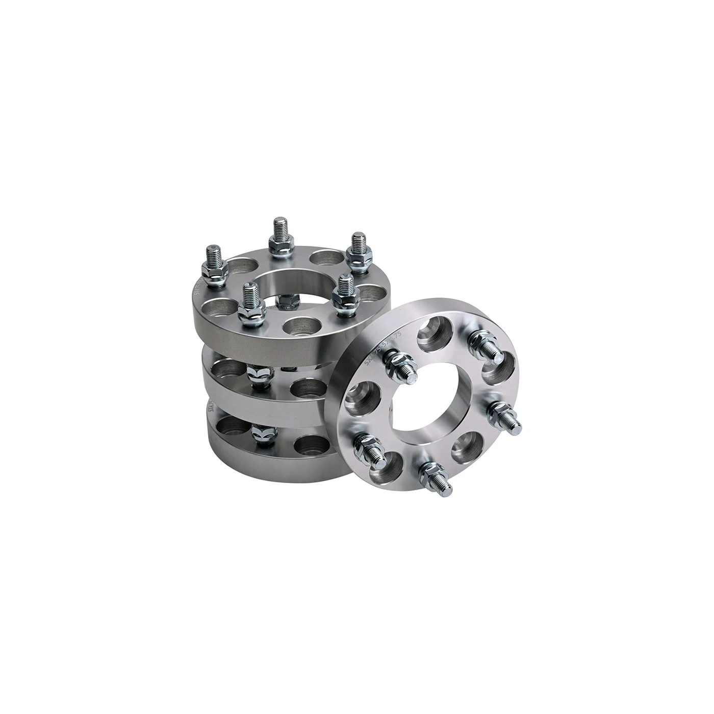 H-1178 Aluminium wieladapters 25 mm - Natuurlijke afwerking 84-87