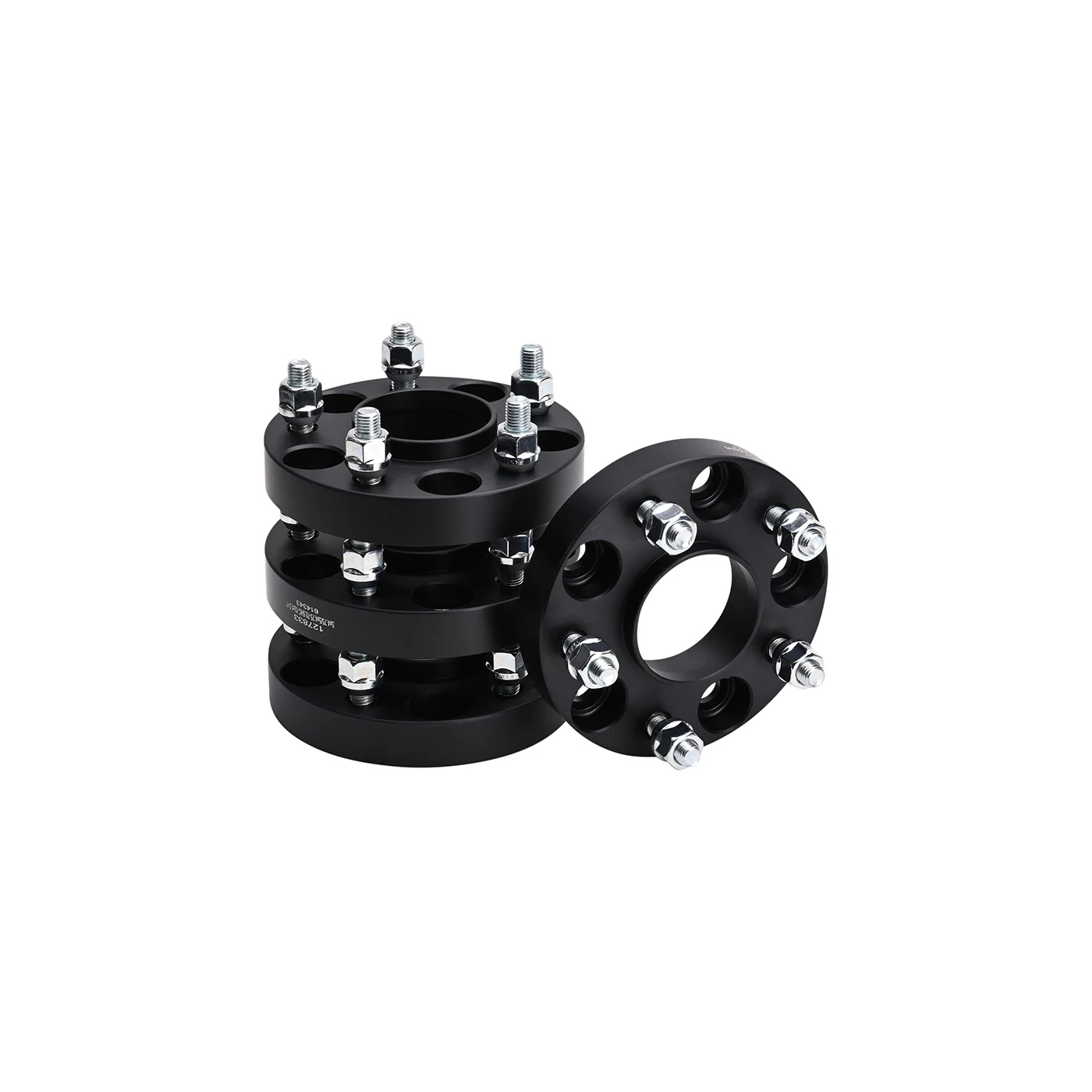 H-1179 Aluminium Wieladapters 25mm - Zwart 84-87