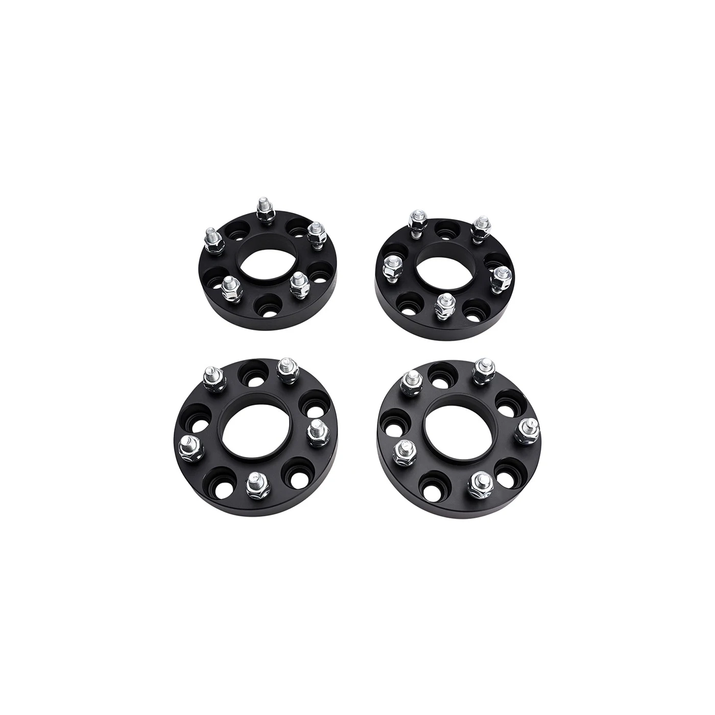 H-1179 Aluminium Wieladapters 25mm - Zwart 84-87 - Afbeelding 2