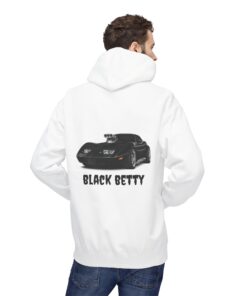Alternative view of Black Betty Corvette Hoodie