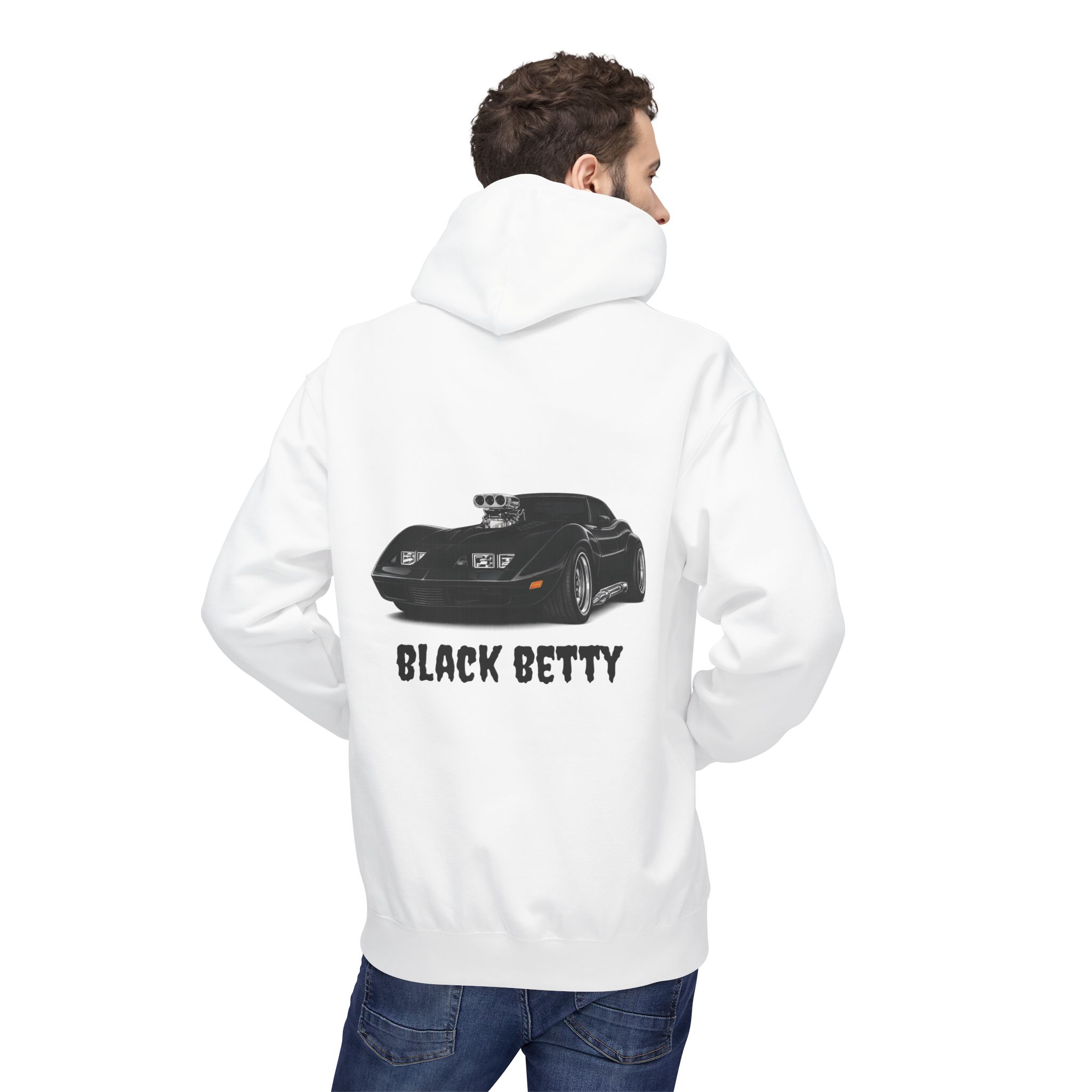 Black Betty Corvette Hoodie - Afbeelding 2