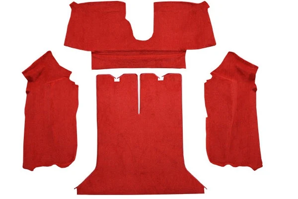 I-1758 Achterste tapijt set voor 92-93 Coupé (polyester achterkant)