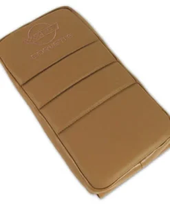 Alternative view of I-2862 Lederen kussenhoes voor middenconsole 84-89 met geborduurd embleem
