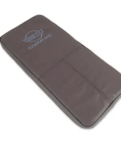 I-2864 Lederen kussenhoes voor middenconsole 90-96 met geborduurd embleem
