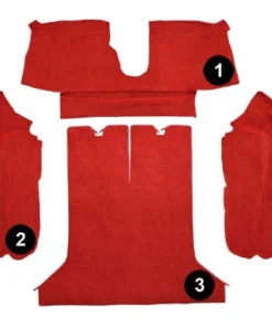 Alternative view of I-567 Cpe Achterste Tapijt set (Poly Back) 84-87