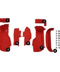 Alternative view of I-577 Voorste tapijt set (polyester achterkant) 88-89