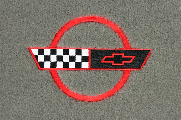 I-2458 Lloyd Velourtex vloermatten met C4-embleem voor modellen uit 1995-1996 - Afbeelding 2