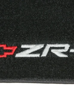Alternative view of Lloyd Velourtex vloermatten voor 95-96 met ZR-1 embleem (zijwaarts)