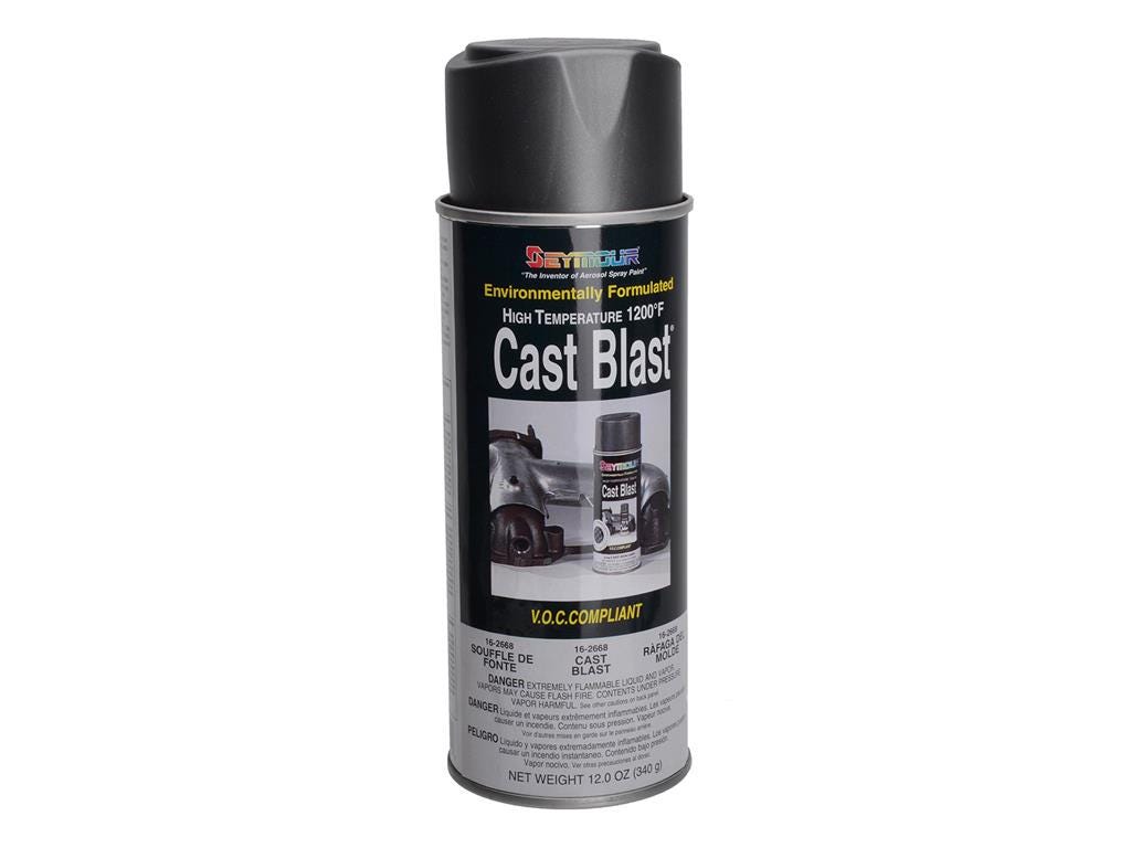 101021 Cast Blast Hi Temp Detail Paint 12 Ounce Aerosol