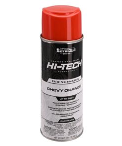 101024 Chevy Orange Hi-Temperature Engine Paint 12 Ounce Aerosol
