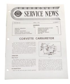 Alternative view of 101200 1954 Chevrolet Service News april en mei 1954