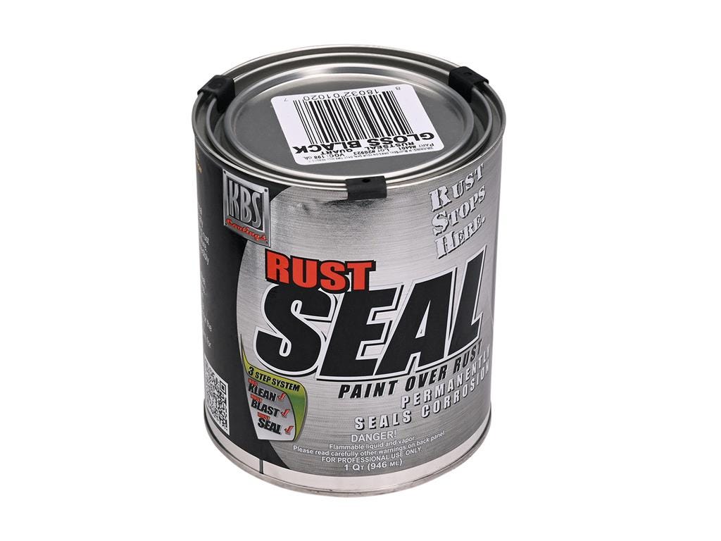 101537 Gloss Black RustSeal Prevention Paint - Quart