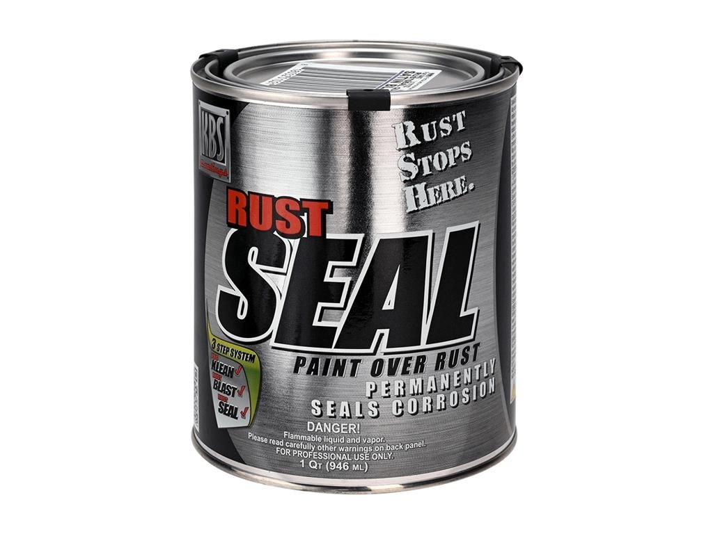 101622 Satin Black RustSeal - Rust Prevention Paint - Quart