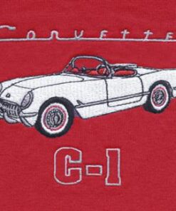 101740 Red Polo Shirt with Your 53-55 Exterior and Interior Car Color