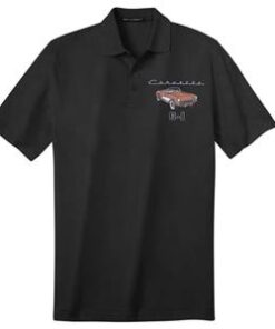101763 Polo Shirt - Black Polo Shirt with 56-57 Exterior Interior and Cove Car Colors