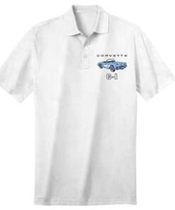 101775 White Polo Shirt with Your 58-60 Exterior Interior and Cove Car Colors
