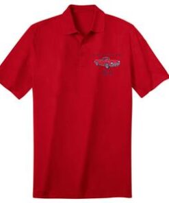 101790 Polo Shirt - Red With Your 62 Exterior, Interior And Cove Colors