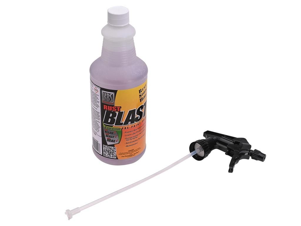 101842 RustBlast - Powerful Metal Acid Etch - Rust Remover Quart - Afbeelding 2